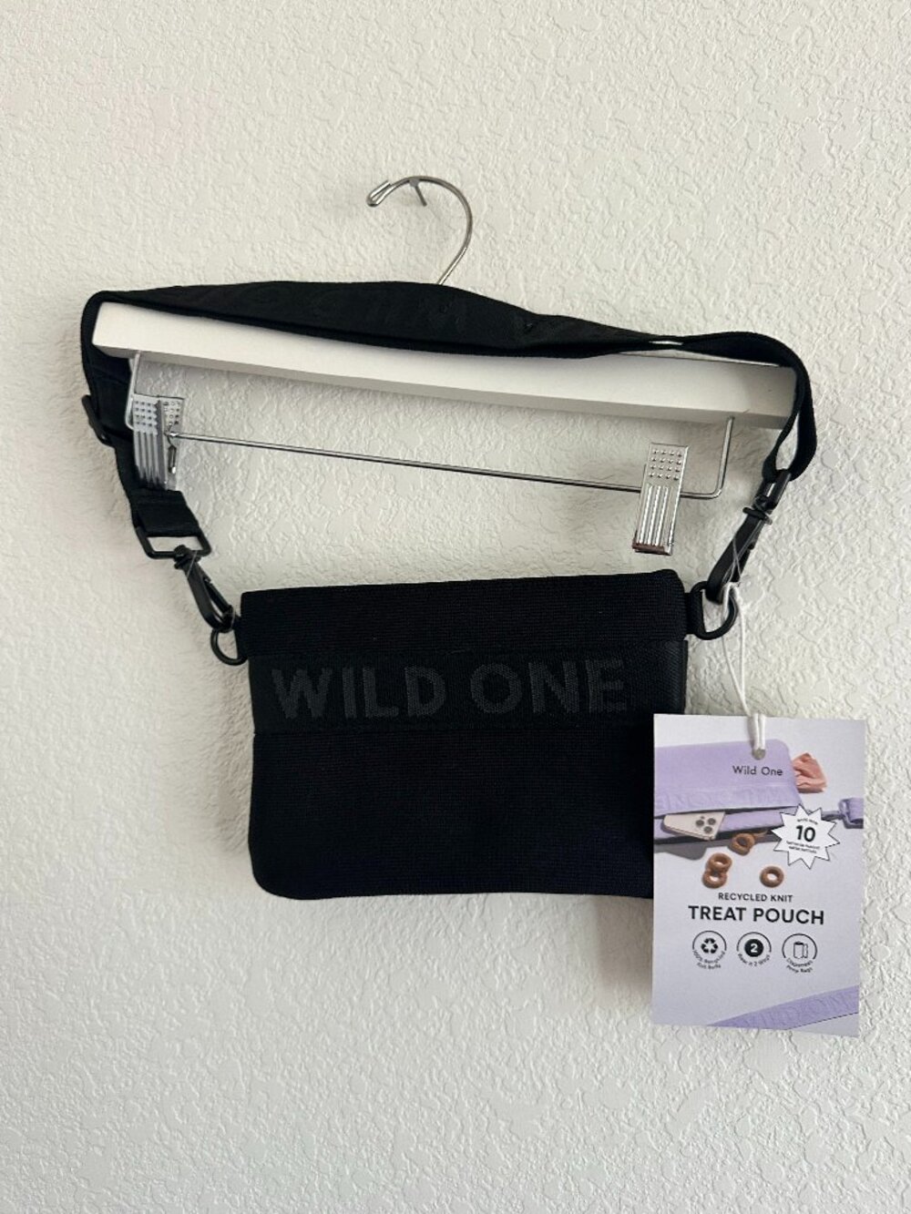 NWT Wild One Treat Pouch / Black Fanny Pack